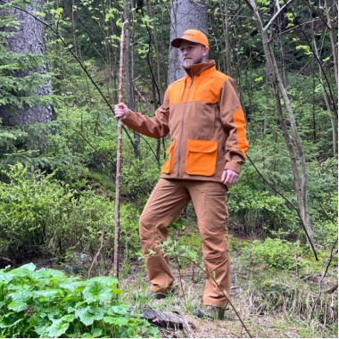 Blaser Tackle softshell bunda Field&Forest rubber brown/orange