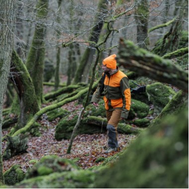 Blaser Tackle softshell bunda Field&Forest dark olive/orange