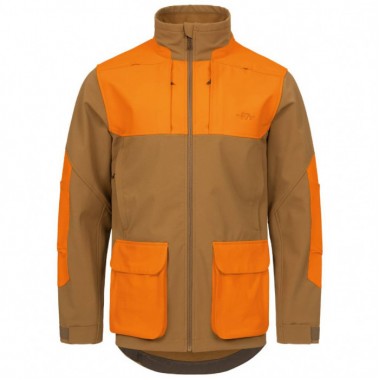 Blaser Tackle softshell bunda Field&Forest rubber brown/orange