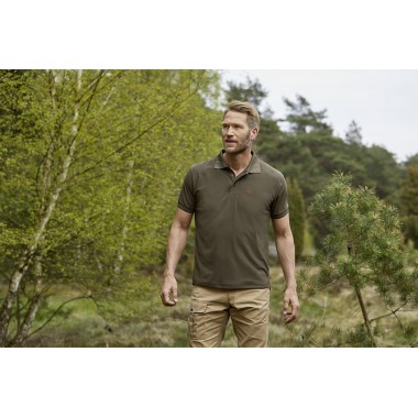 Fjällräven Crowley Piqué polokošeľa dark olive