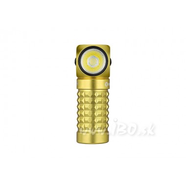 Nabíjateľná LED čelovka Olight Perun mini KIT 1000 lm limitovaná edícia - žltá