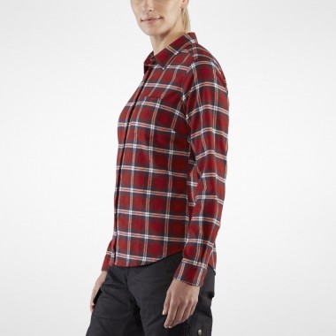 Fjällräven Övik Flannel Red dámska košeľa