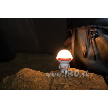 Nabíjací držiak na lampášik Obulb Olight Obuddy Astro Orange – figúrka
