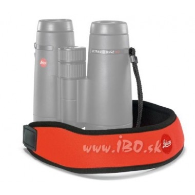 Neoprénový binokulárny popruh na krk Leica - oranžový