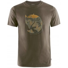 Fjällräven Arctic Fox tričko dark olive
